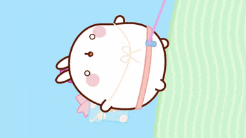 trip love GIF by Molang.Official