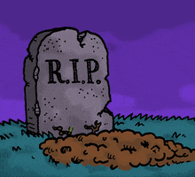 rest in peace horror GIF by lilcozynostril