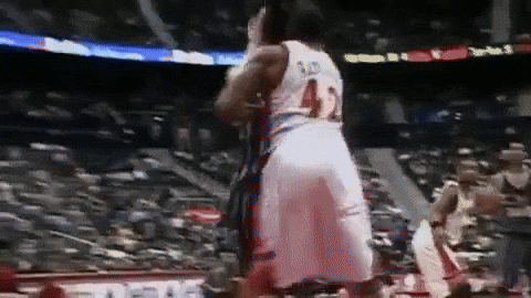 Giphy - post up yao ming GIF by NBA