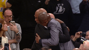 kobe bryant hug GIF by NBA