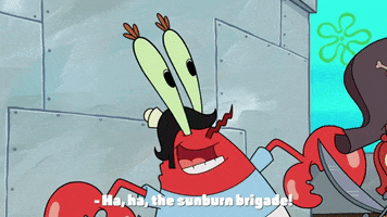 Season 9 Sunburn GIF by SpongeBob SquarePants