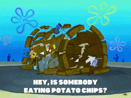 Episode 2 Eating Chips GIF by SpongeBob SquarePants