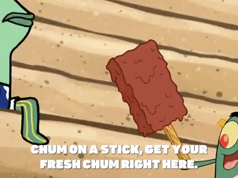 chum on a stick