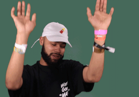 raise the roof celebrate GIF by Chaz French
