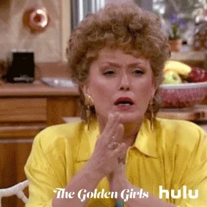 Plotting Golden Girls GIF