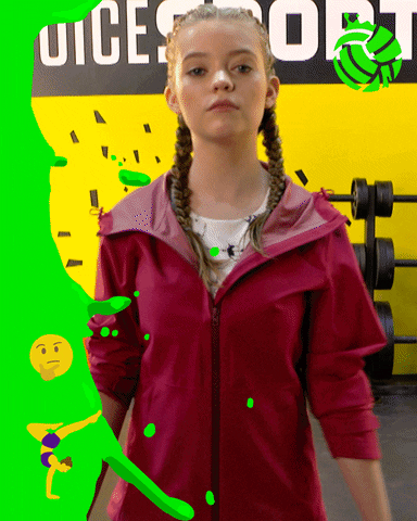jade pettyjohn smirk GIF by Kids Choice Sports 2017