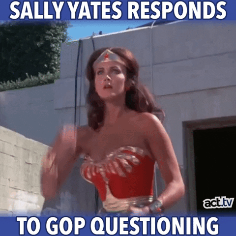 Sally Yates Trump GIF by actTV