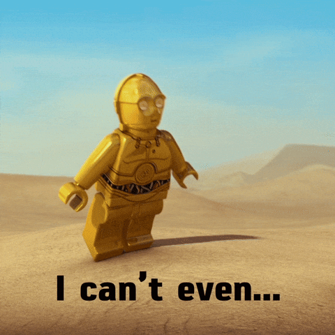 Giphy - Cant Even Star Wars GIF by LEGO