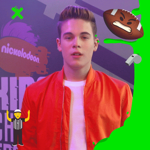 TV gif. Ricardo Hurtado on the Kids’ Choice Sports show slaps his face in disappointment.