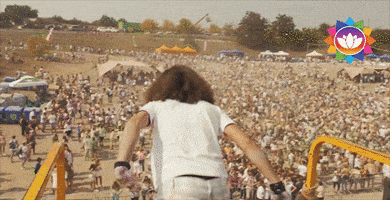 ermitikos girl jump flip public GIF