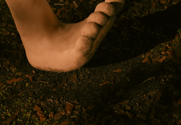 Aardman Animations walk foot step caveman GIF
