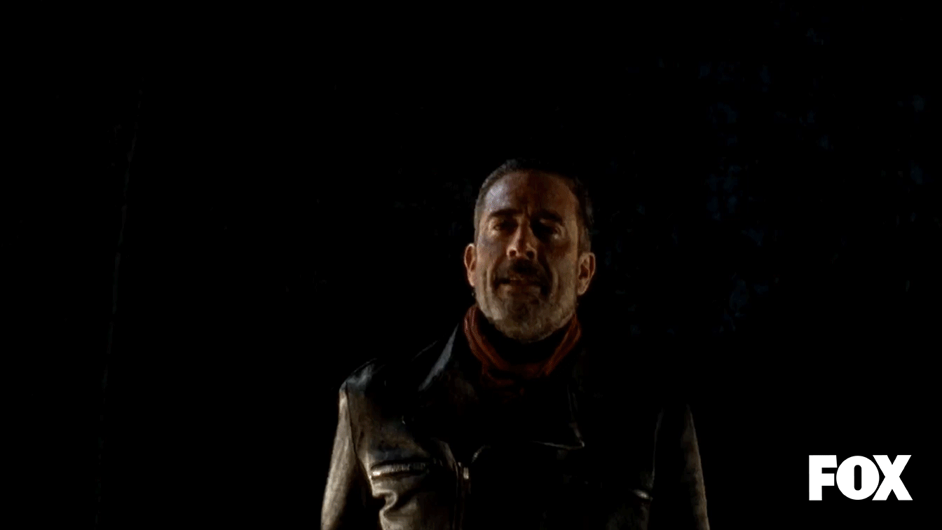 Image result for Negan the walking dead gif