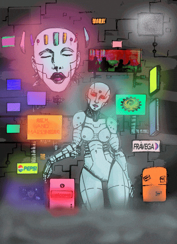fernandonieva comic cyberpunk argentino GIF