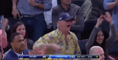 college basketball fist pump GIF by BIG EAST Conference