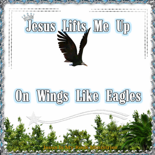 jesusismyrock jesus wings eagle GIF