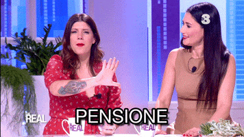 tv8 pensione GIF by The Real Italia