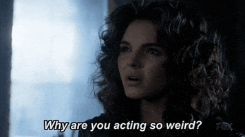you're being weird fox broadcasting GIF by Gotham
