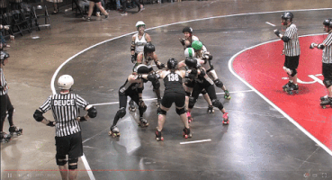 Sigourney_Cleaver jamming roller derby qcrg GIF