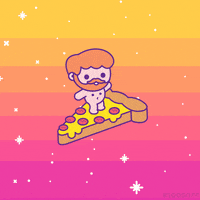 Pizza Surfer GIF by 100% Soft