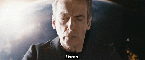 Listen Doctor Who GIF - Find & Share on GIPHY
