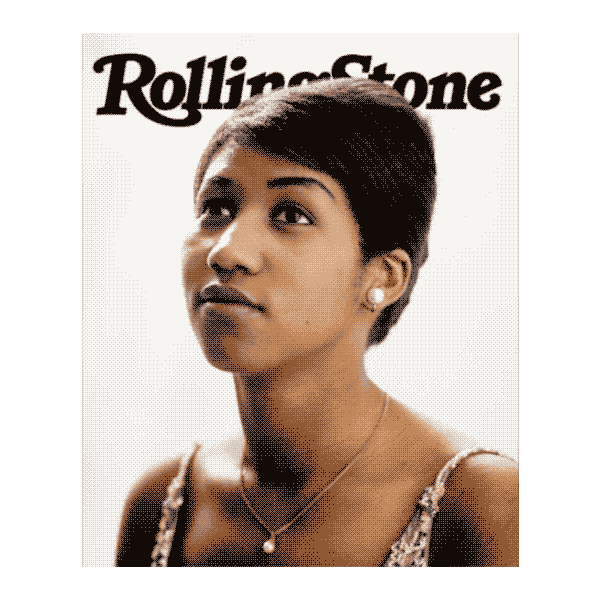 Aretha Franklin Magazine Sticker by Rolling Stone