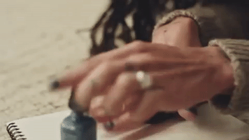zoe kravitz nails GIF