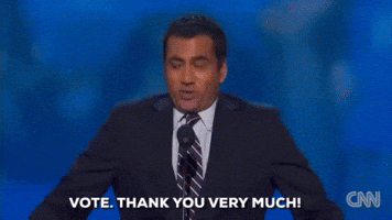 Thank You Very Much Vote GIF by bypriyashah