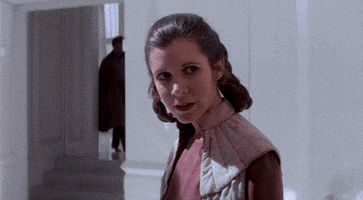 Carrie Fisher No Thanks GIF by Star Wars
