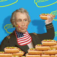 4Th Of July Eating GIF by Chris Timmons