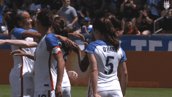 us womens soccer hug GIF by U.S. Soccer Federation