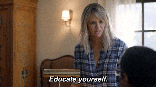 Educate Yourself Kaitlin Olson GIF by The Mick - Find & Share on GIPHY
