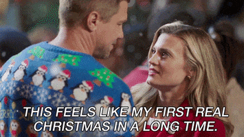 Merry Christmas Love GIF by Hallmark Channel