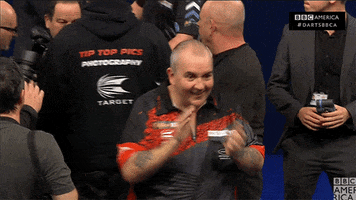 premier league darts clapping GIF by BBC America