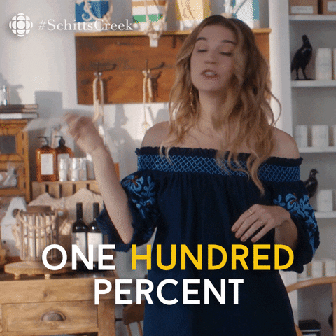 100 percent yes GIF by CBC