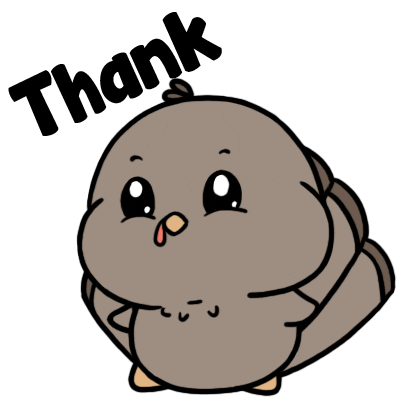 Dance Thank You Sticker By Aminal Sticker for iOS & Android | GIPHY