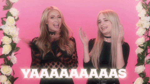 Yas GIF by Paris Hilton - Find & Share on GIPHY