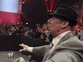 shocked vince mcmahon GIF by WWE