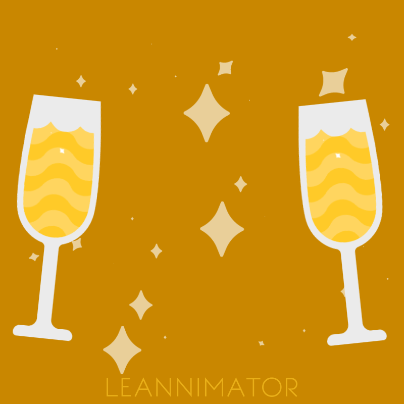 Celebrate New Year GIF by Leannimator - Find &amp; Share on GIPHY