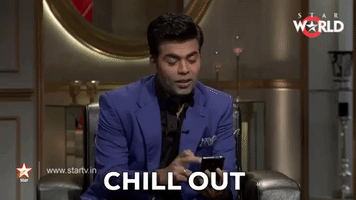 chill out bollywood GIF