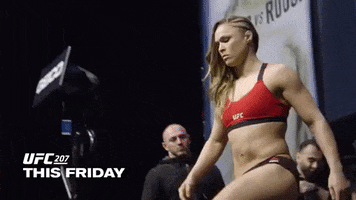 Weigh In Ronda Rousey GIF by UFC