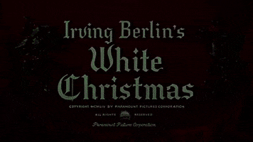 white christmas title card GIF