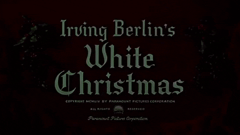 White Christmas Title Card GIF - Find & Share on GIPHY