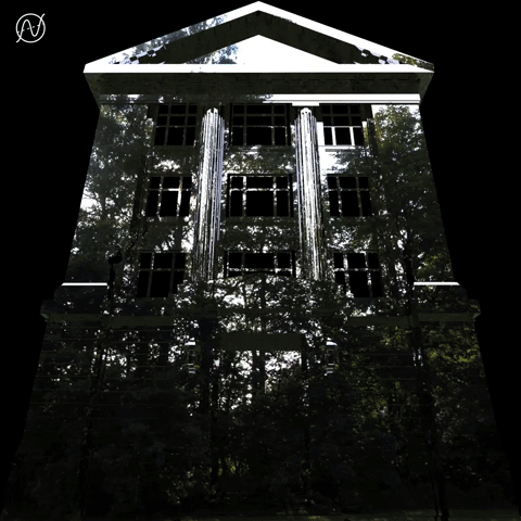 nanovjs projection mapping nano vjs biela noc 2017 snm bratislava GIF