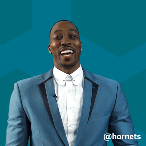 Dwight Howard Reaction GIF by Charlotte Hornets