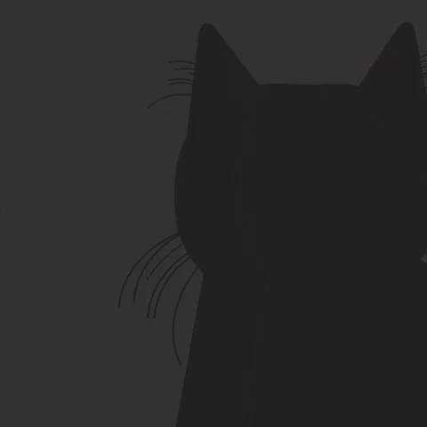 Black Cat GIF by Artitudes Design