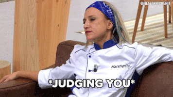 hk judging you GIF by Hell's Kitchen Italia