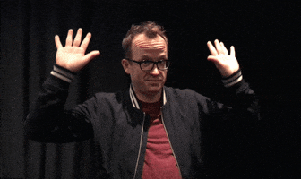 Excited Chris Gethard GIF by Now Hear This podcast Festival