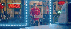 babydrivermovie pizza baby driver delivery guy GIF