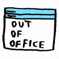 Out Of Office Vacation GIF by Adam J. Kurtz