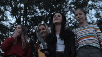 thebeachesband more late show girls night girl squad GIF